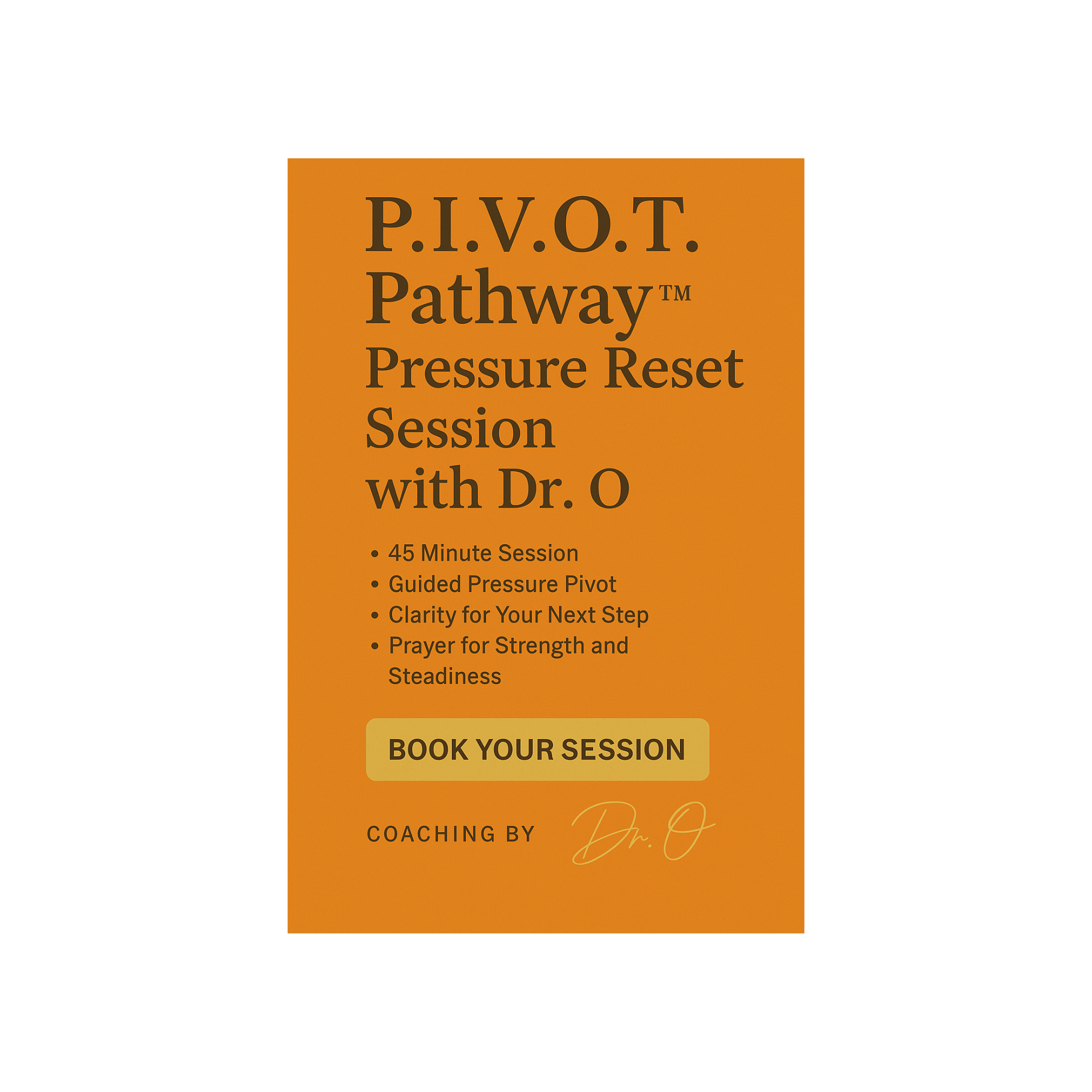 P.I.V.O.T Pathway™ Pressure Reset Session with Dr. O
